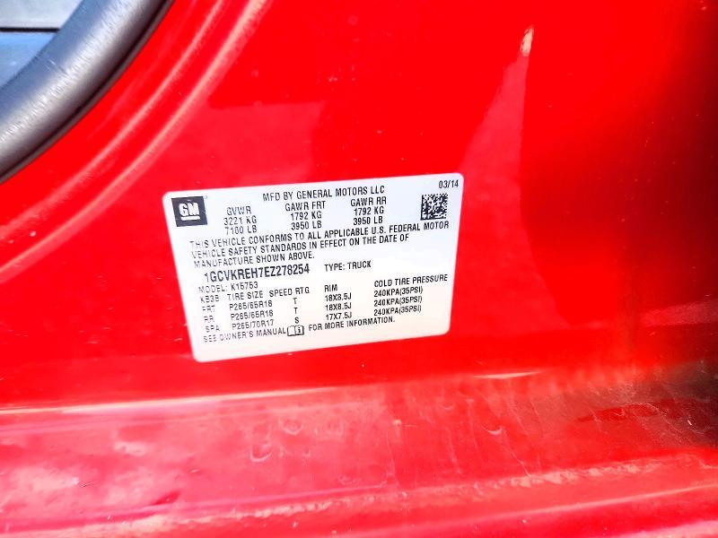 2014 Chevrolet Silverado K1500 lt