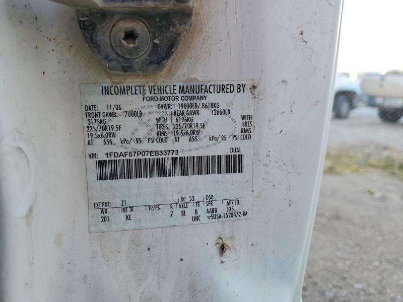 2007 Ford F550 Super Duty Vacuum Truck