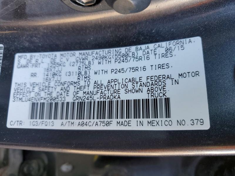 2015 Toyota Tacoma V6