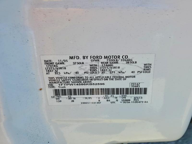 2006 Ford F150 Supercrew