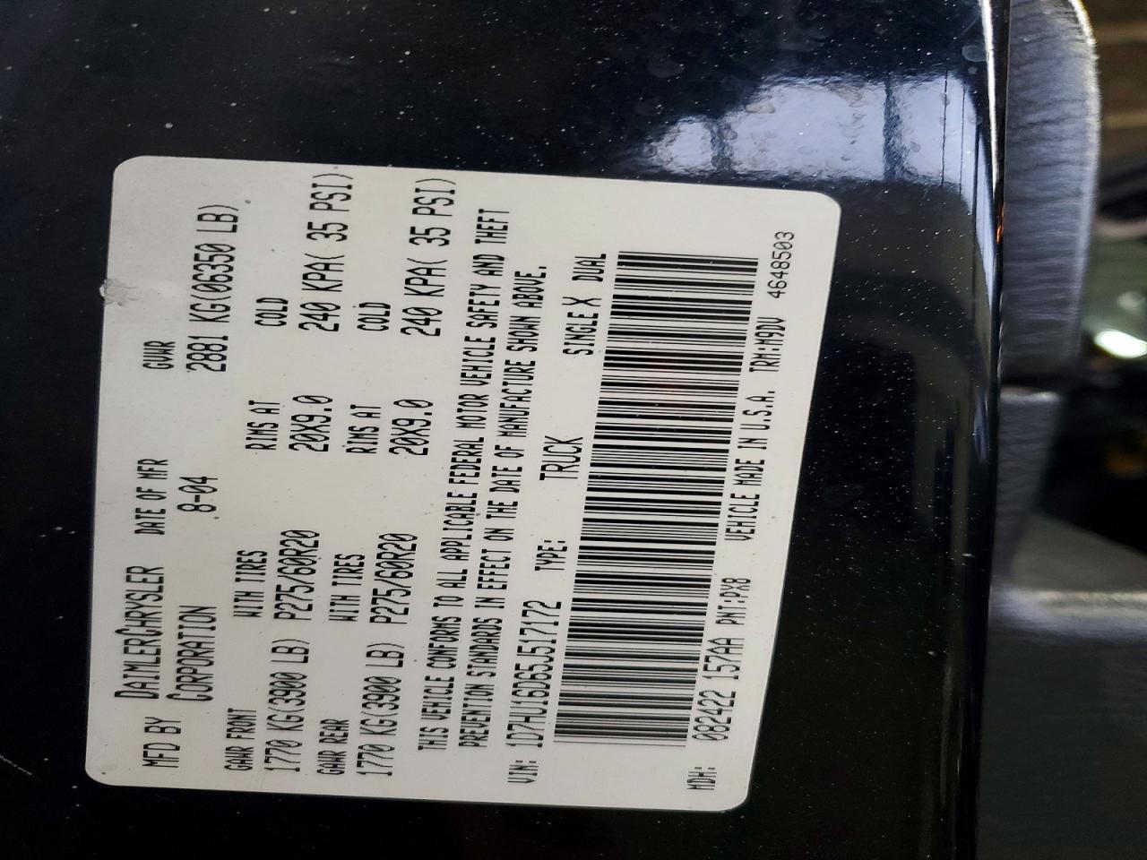 2005 Dodge RAM 1500 ST