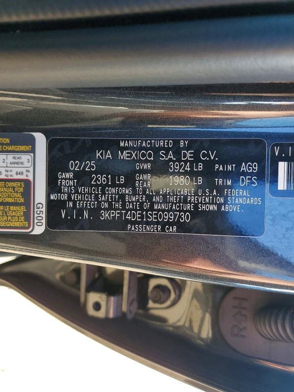 2025 KIA K4 lxs