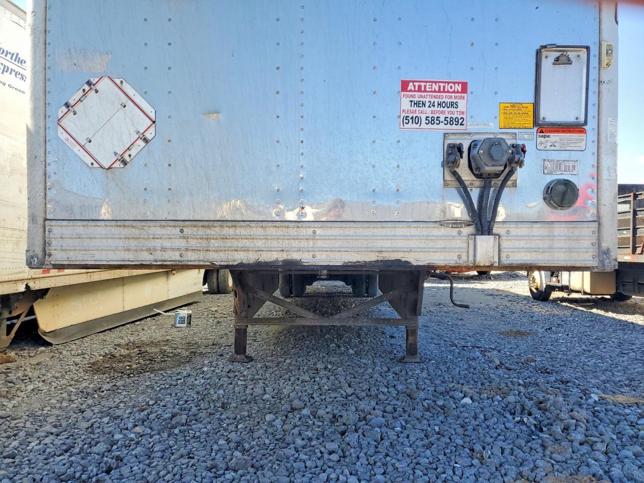 2017 Utility VS2DX DRY Van Trailer