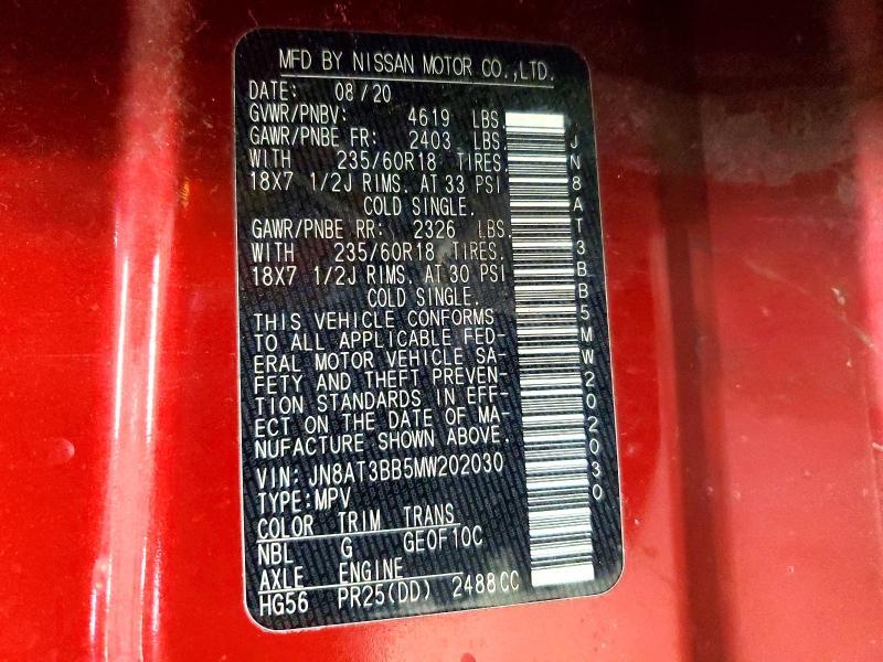 2021 Nissan Rogue sv