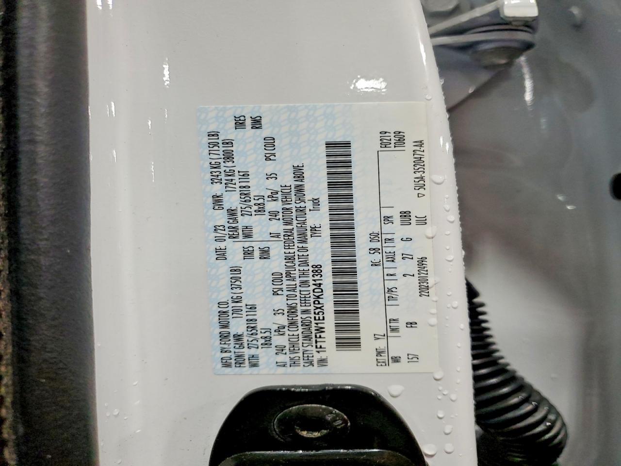 2023 Ford F150 Supercrew