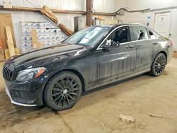 Mercedes-Benz salvage cars for sale: 2015 Mercedes-Benz C 400 4matic