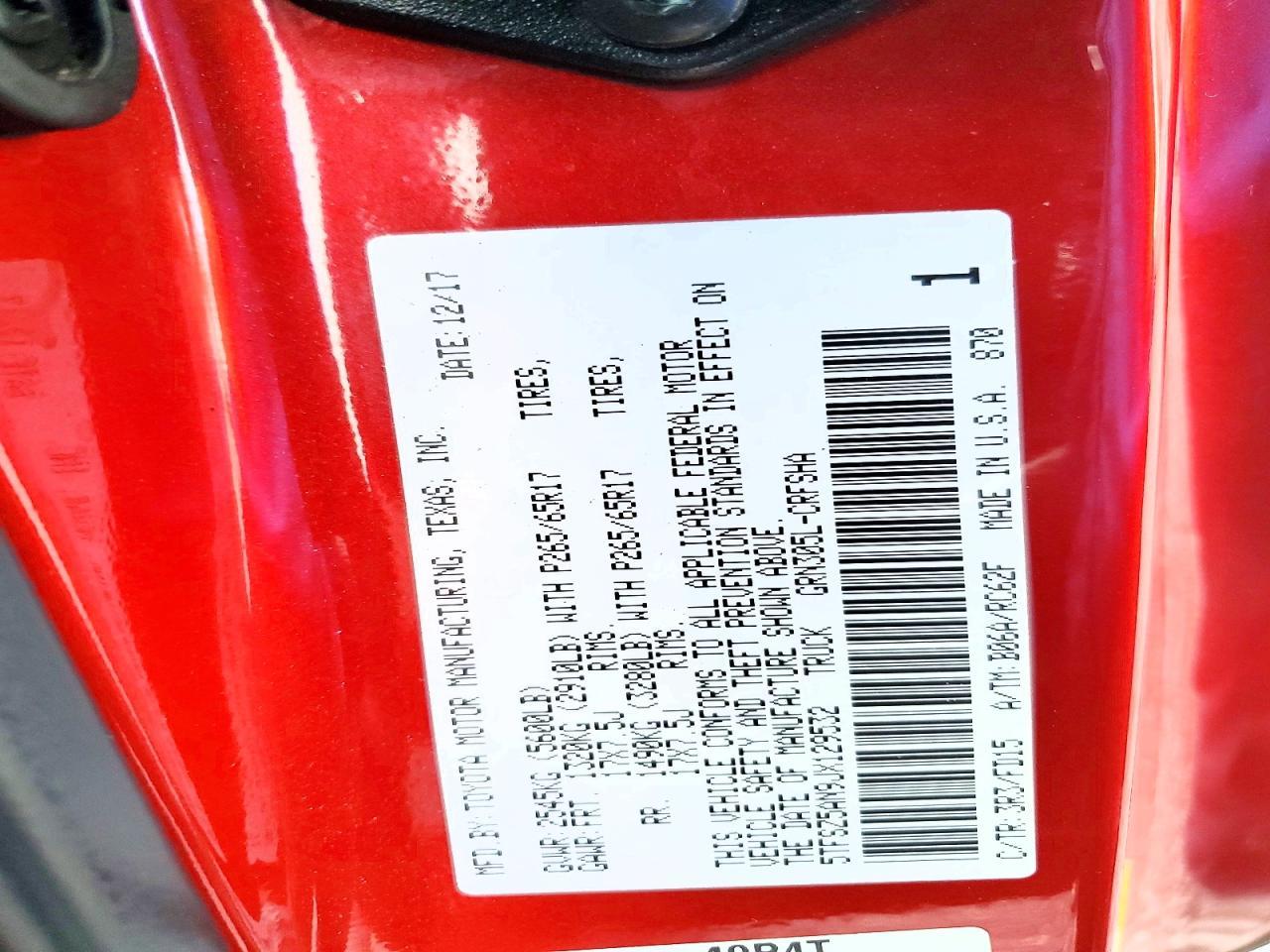 2018 Toyota Tacoma TRD Sport