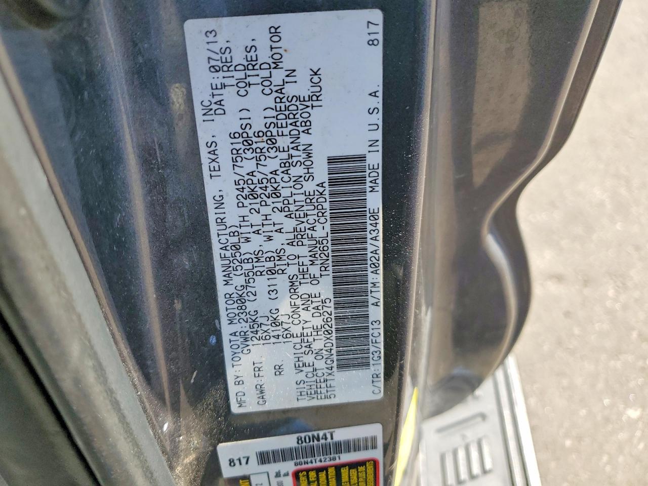 2013 Toyota Tacoma Prerunner