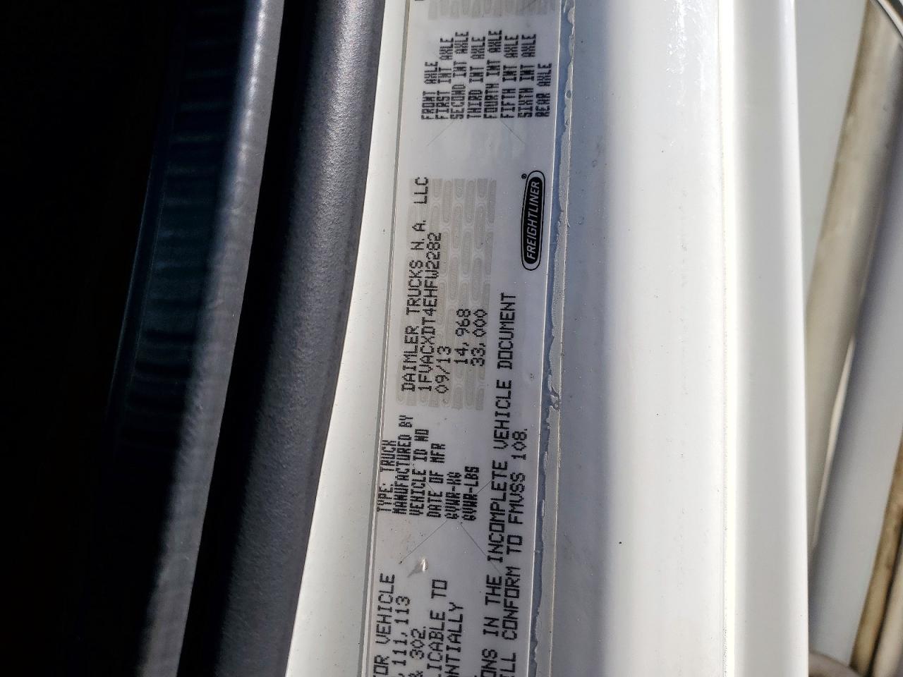 2014 Freightliner Business Class M2 Refrigerated B