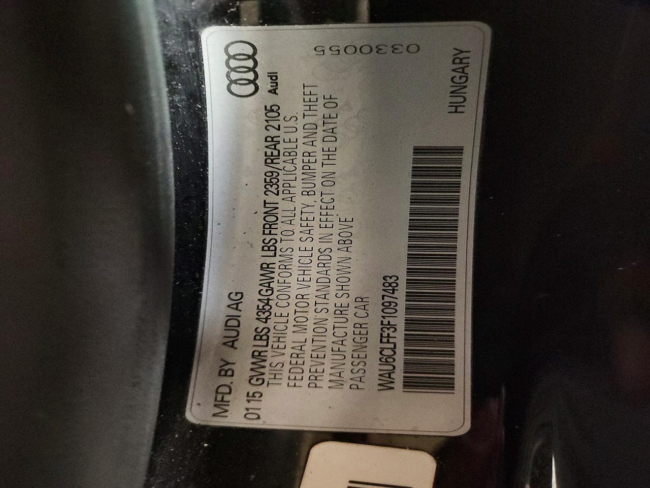 2015 Audi A3 Premium