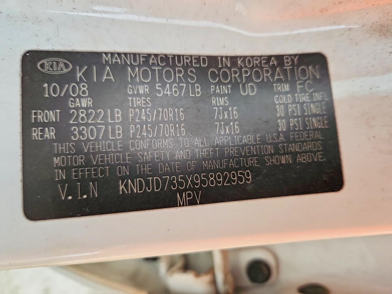 2009 KIA Sorento Base