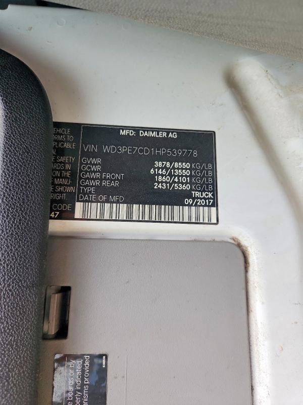 2017 Mercedes-Benz Sprinter 2500 Delivery van