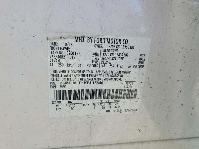 2019 Lincoln Nautilus Reserve