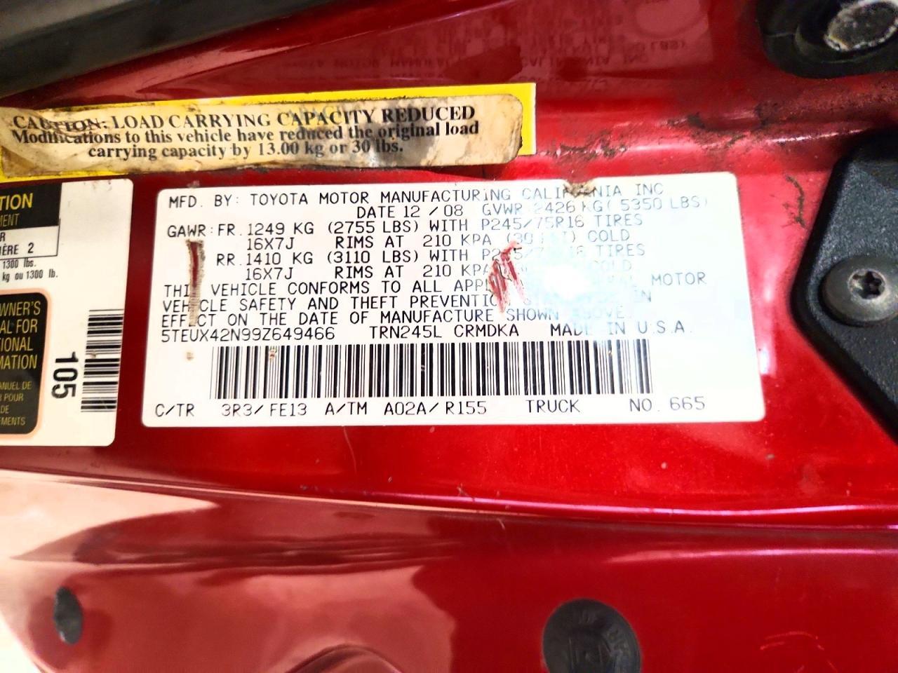 2009 Toyota Tacoma Base