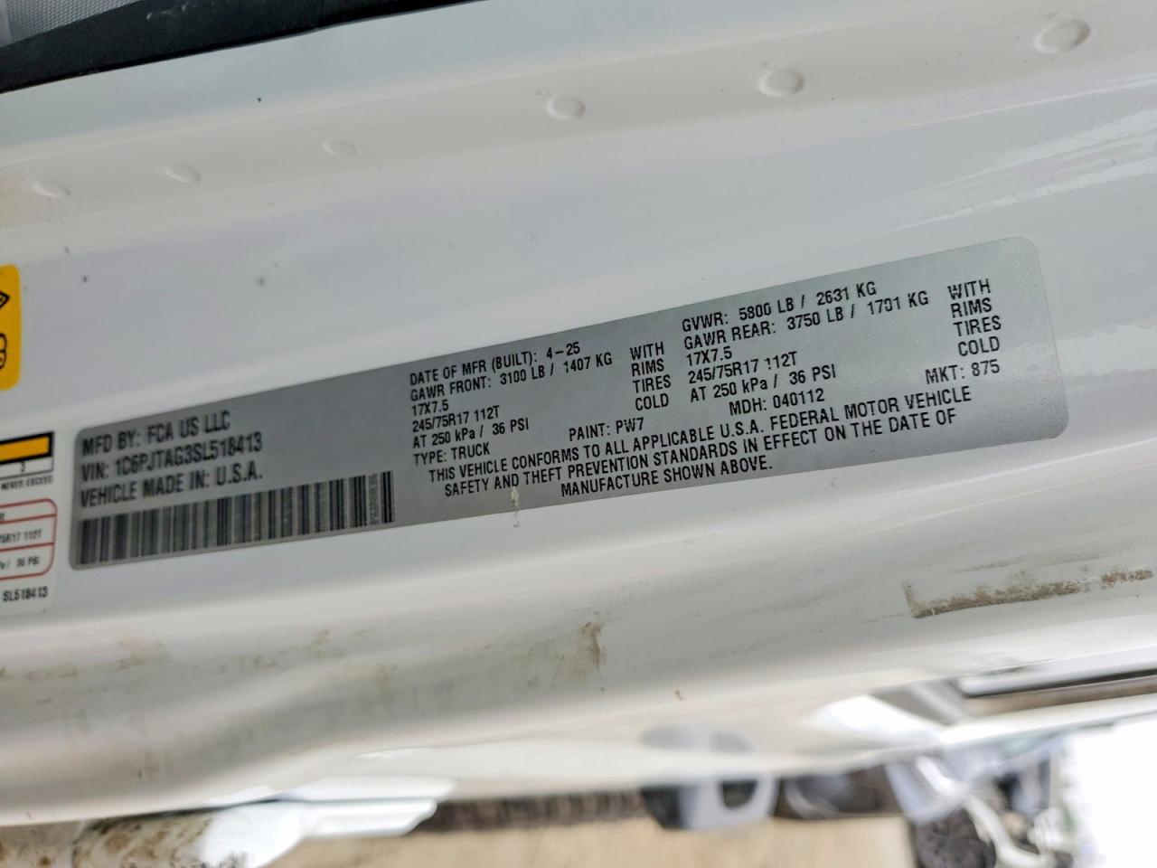 2025 Jeep Gladiator Sport