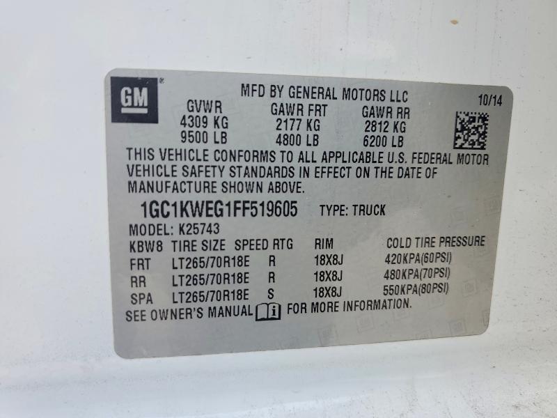 2015 Chevrolet Silverado K2500 Heavy Duty LTZ