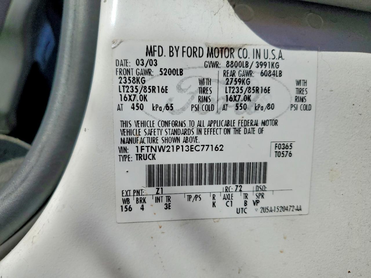 2003 Ford F250 Super Duty