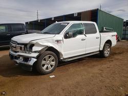 Ford salvage cars for sale: 2018 Ford F150 Supercrew