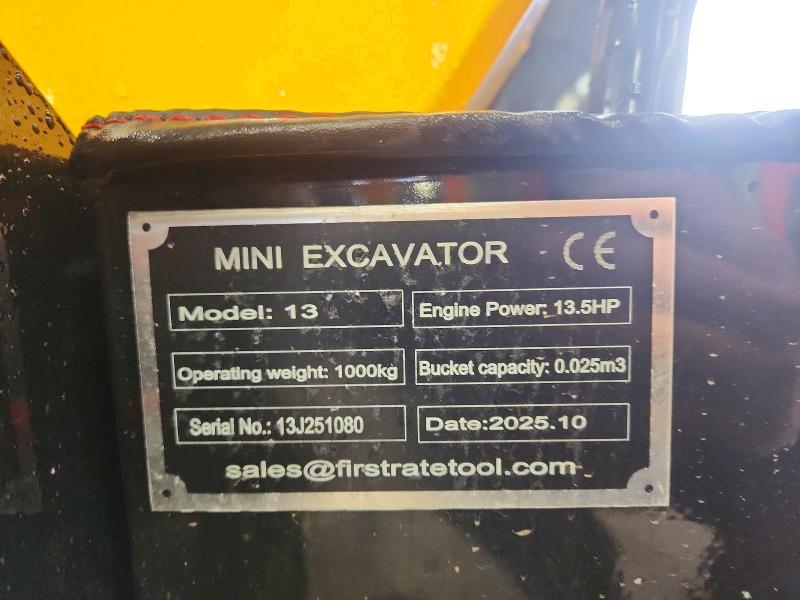 2025 Mini Excavator Equipment