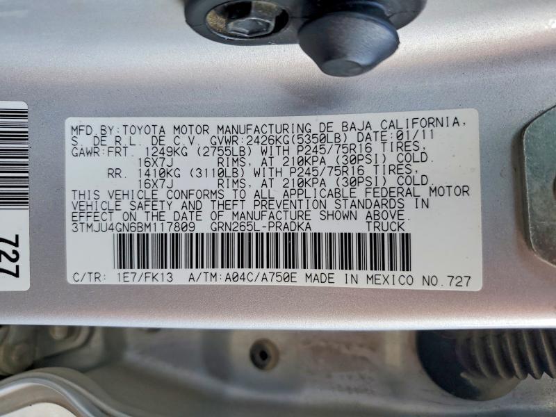 2011 Toyota Tacoma Prerunner V6