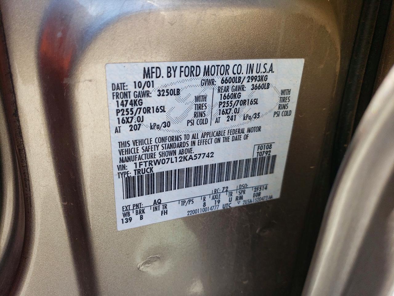 2002 Ford F150 Supercrew