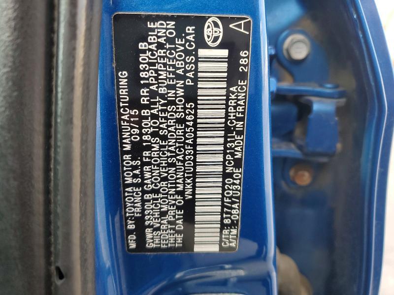 2015 Toyota Yaris 5-door l