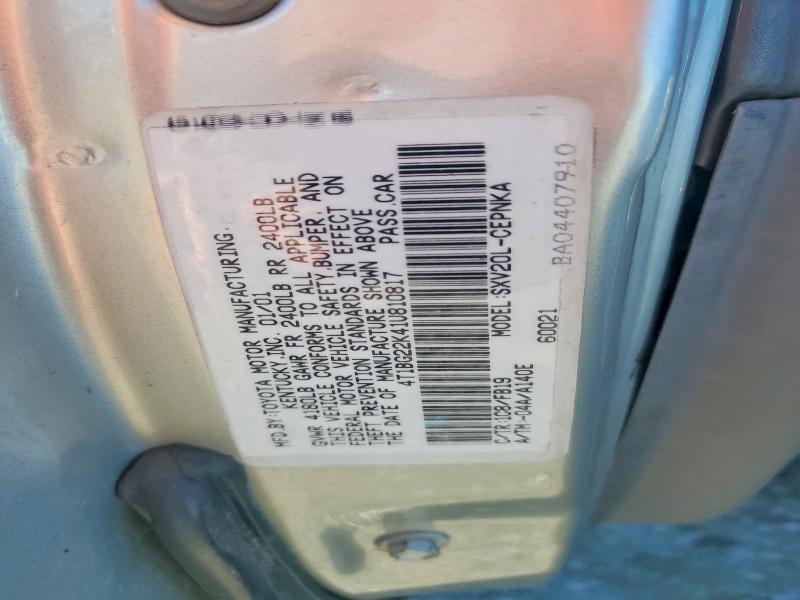 2001 Toyota Camry le