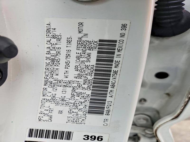 2015 Toyota Tacoma Prerunner V6