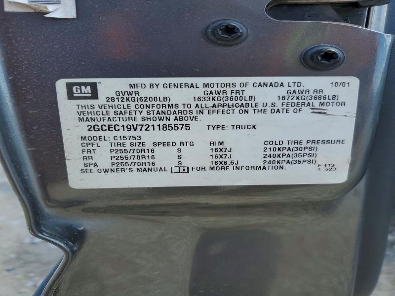 2002 Chevrolet Silverado C1500