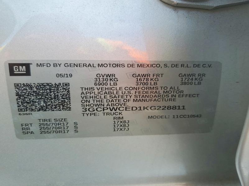 2019 Chevrolet Silverado C1500 lt