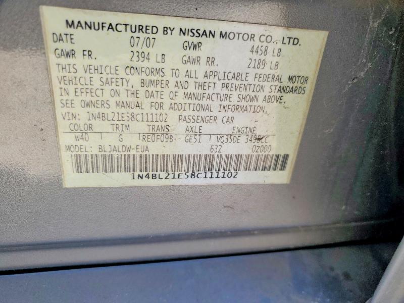 2008 Nissan Altima 3.5 se