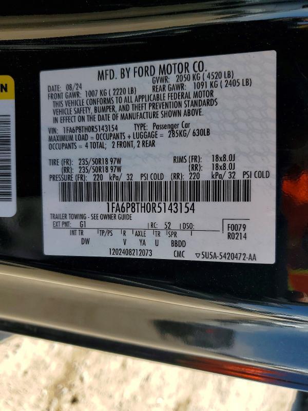 2024 Ford Mustang