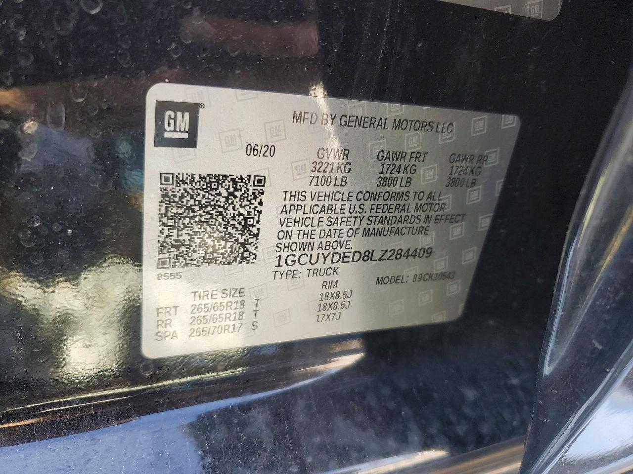 2020 Chevrolet Silverado K1500 LT