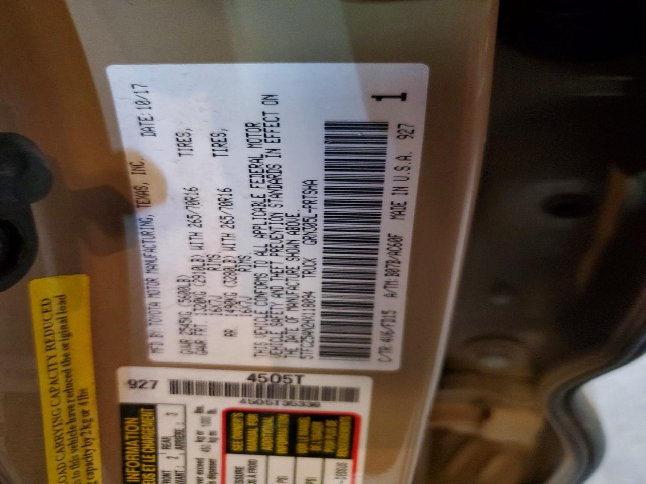 2017 Toyota Tacoma TRD OFF-Road