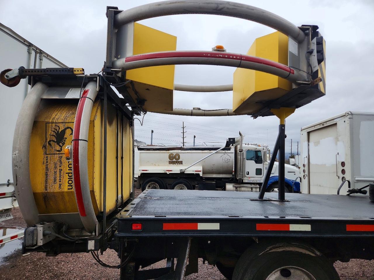 2005 GMC C7500 Flatbed Truck With Crash Attenuator
