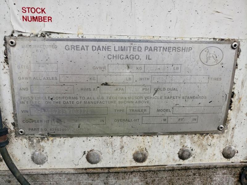 2005 Great Dane 2005 Great Dane Refrigerated Van Trailer