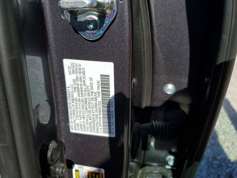 2022 Honda Ridgeline rtl