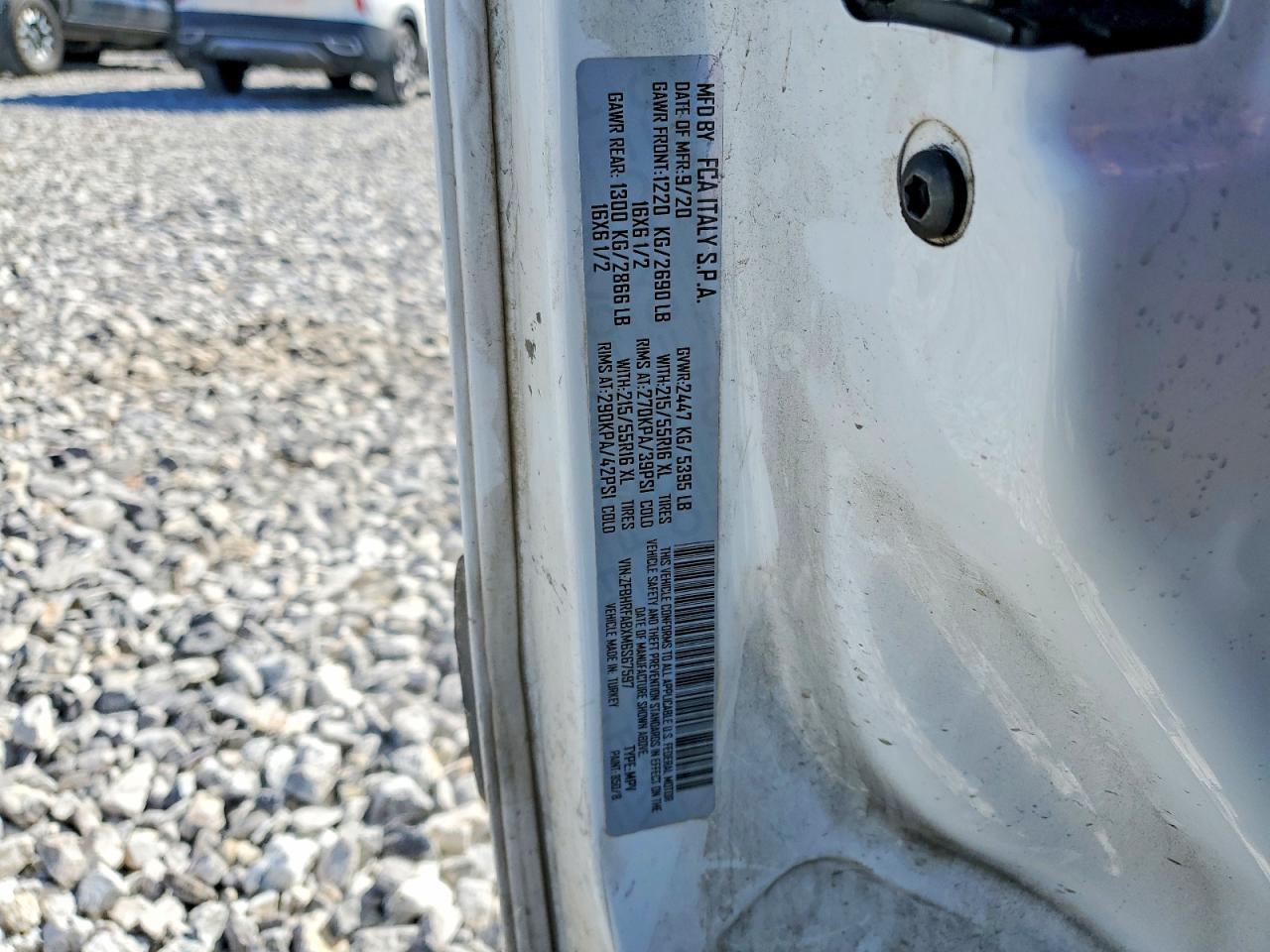 2021 Dodge RAM Promaster City Utility / Service Van