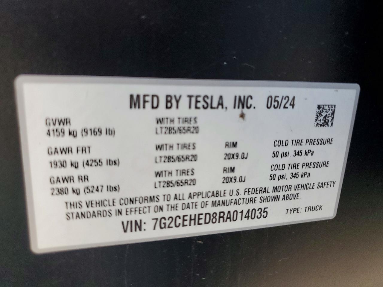 2024 Tesla Cybertruck