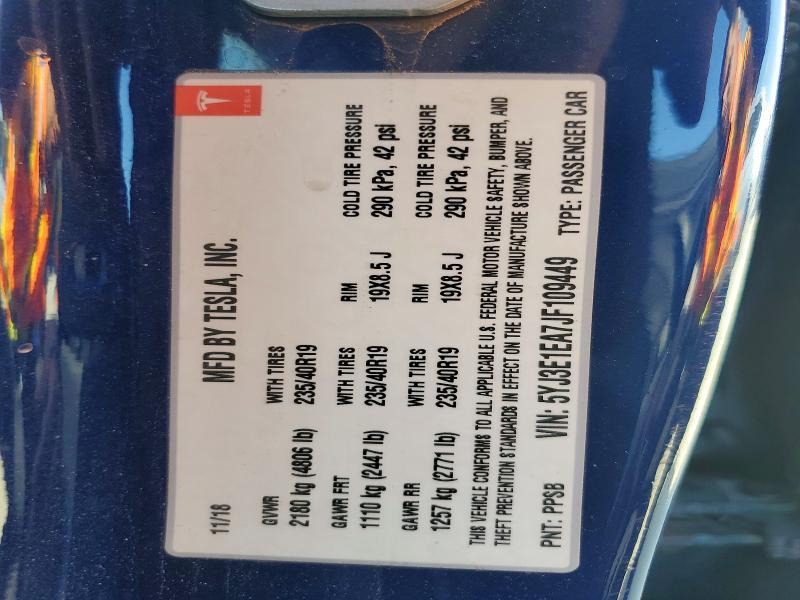 2018 Tesla Model 3
