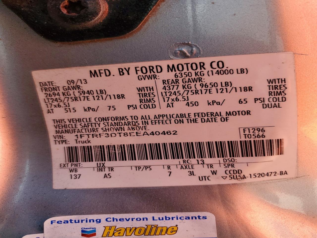 2014 Ford F350 Super Duty