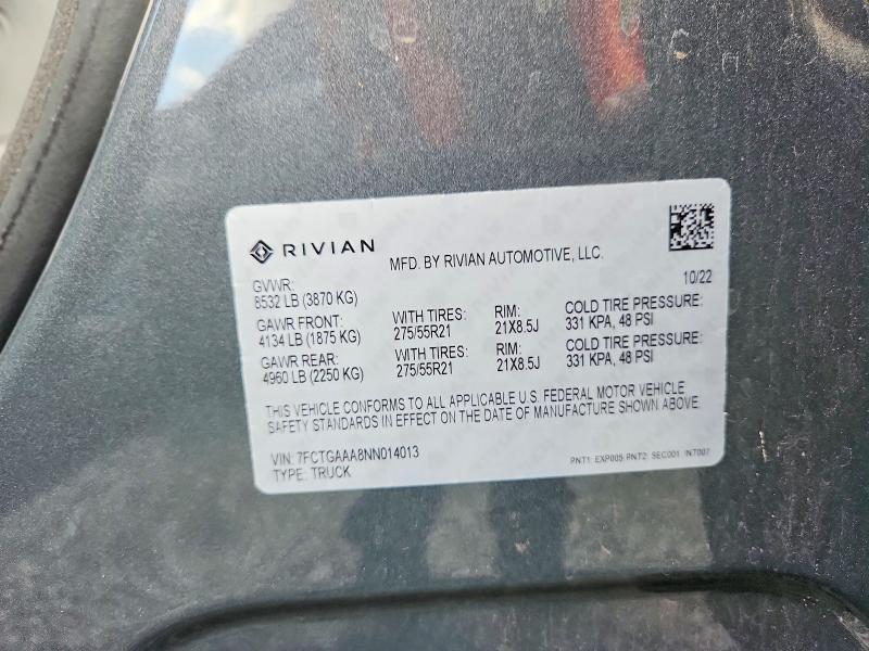 2022 Rivian R1T Adventure