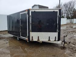 Salvage trucks for sale at Davison, MI auction: 2008 Unknown 2008 R&R Enclosed Snowmobile Trailer