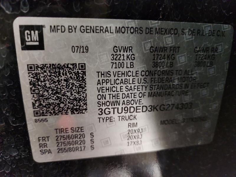 2019 GMC Sierra K1500 SLT
