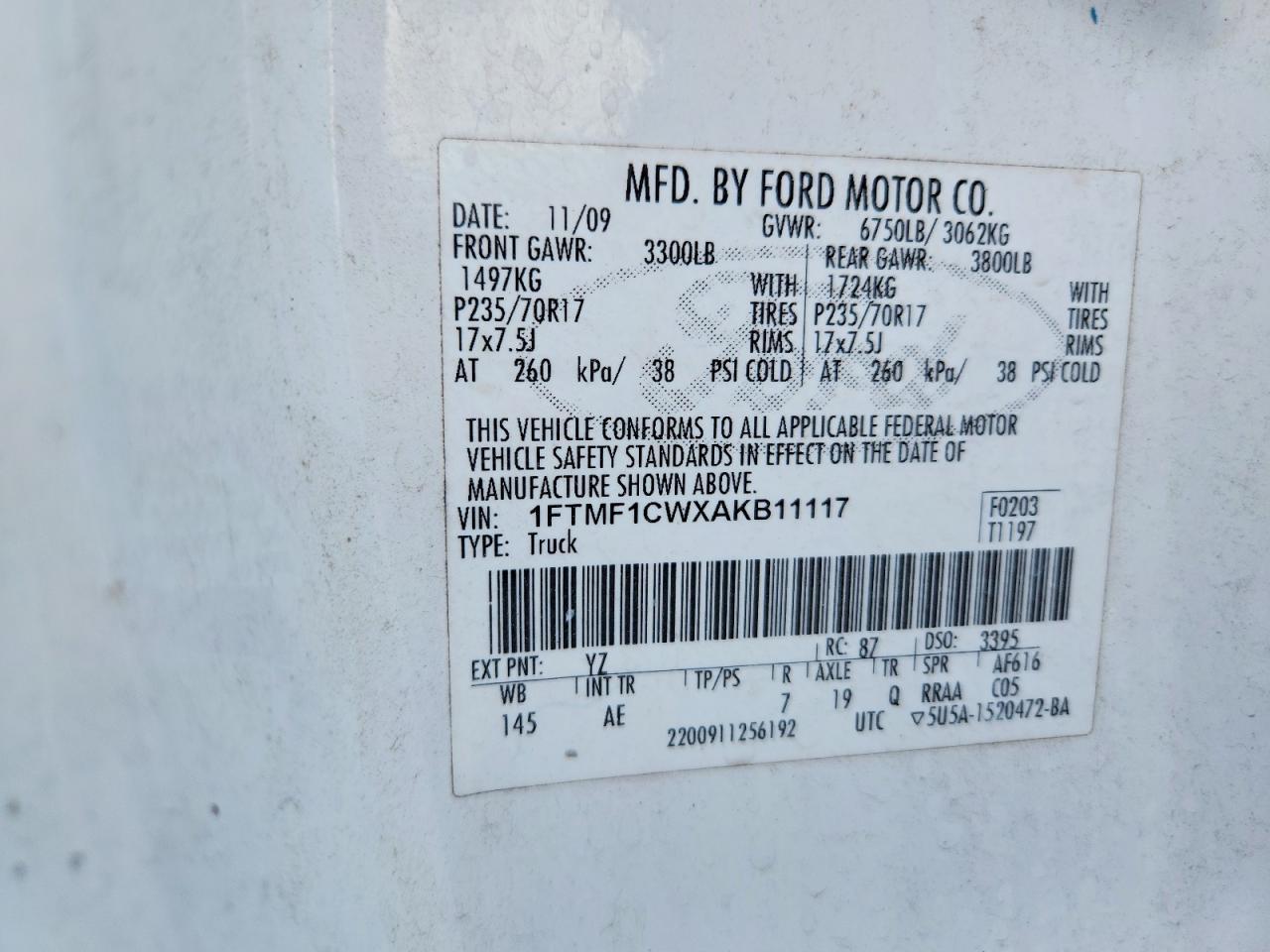 2010 Ford F150