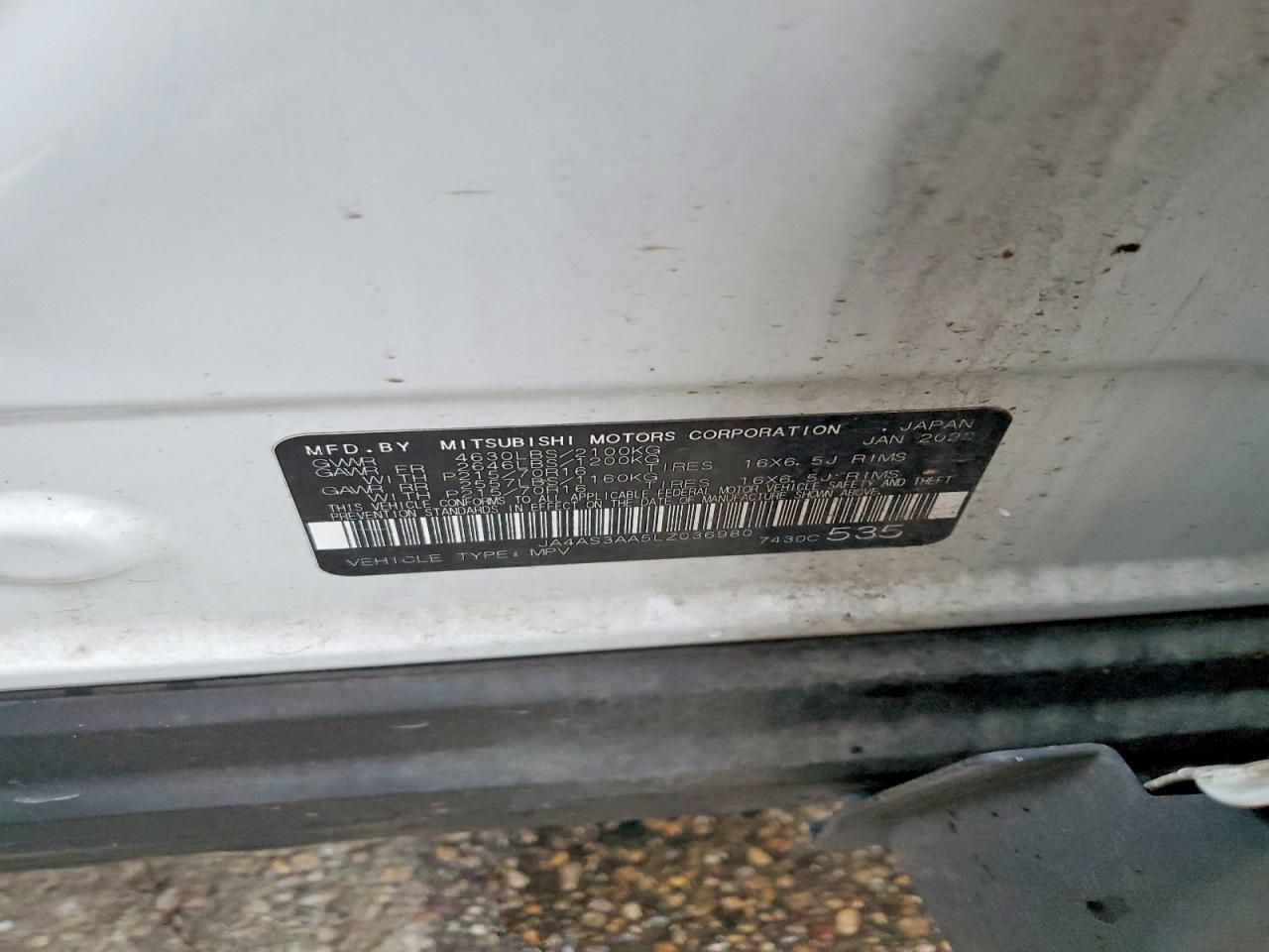 2020 Mitsubishi Eclipse Cross es