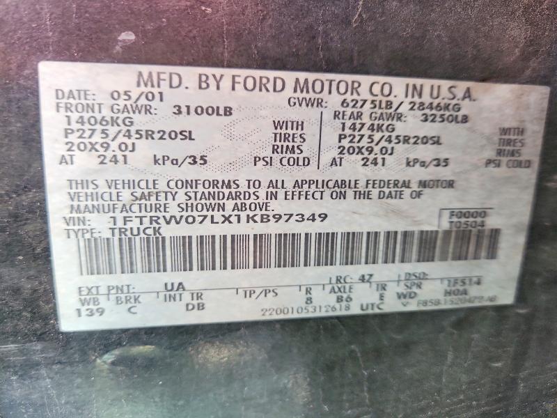 2001 Ford F150 Supercrew