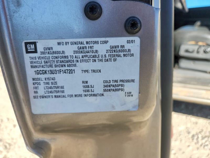 2001 Chevrolet Silverado K1500 Heavy Duty