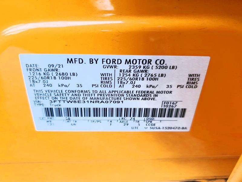 2022 Ford Maverick XL