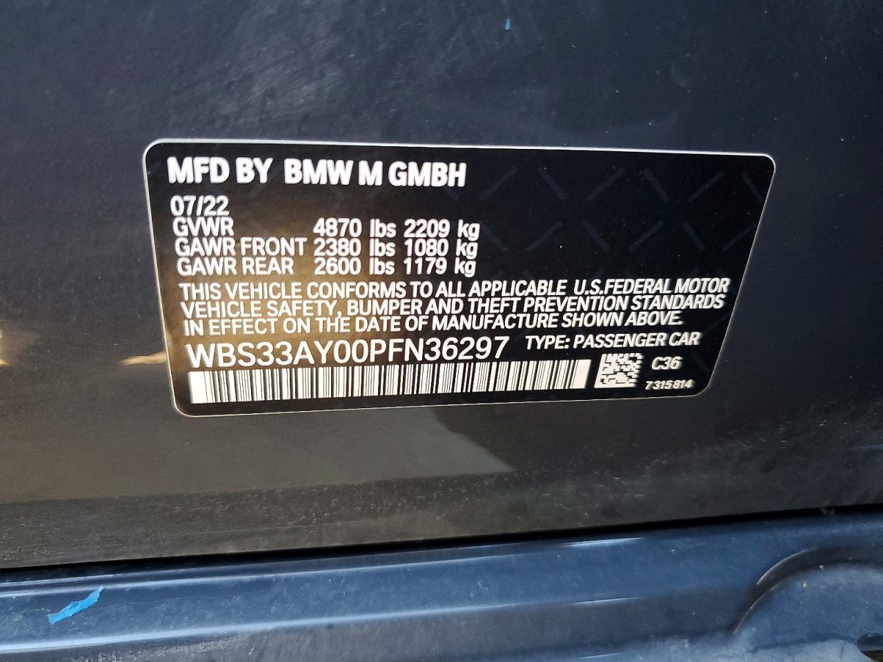 2023 BMW M3 Competition